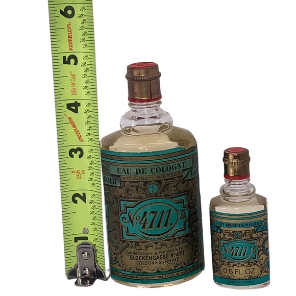 Vintage No 4711 Glockengasse Eau de Cologne On Rhine Full + Micro Mini - Picture 8 of 8